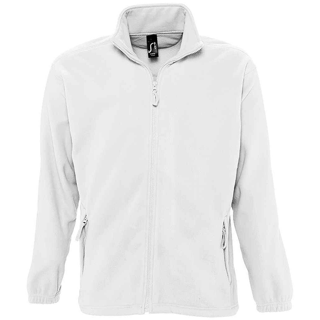 North Fleecejacke Mit Durchgehendem Reißverschluss Damen Weiss L von SOLS