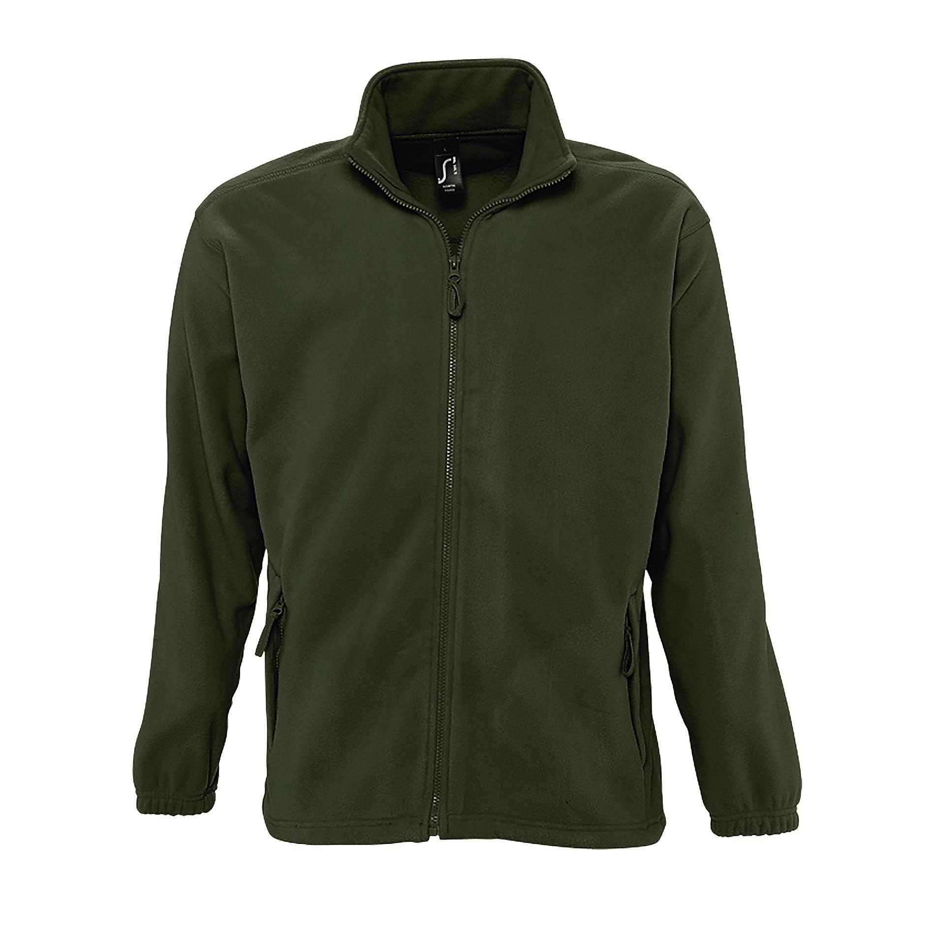 Outdoor Fleece Jacke North Herren Khaki S von SOLS