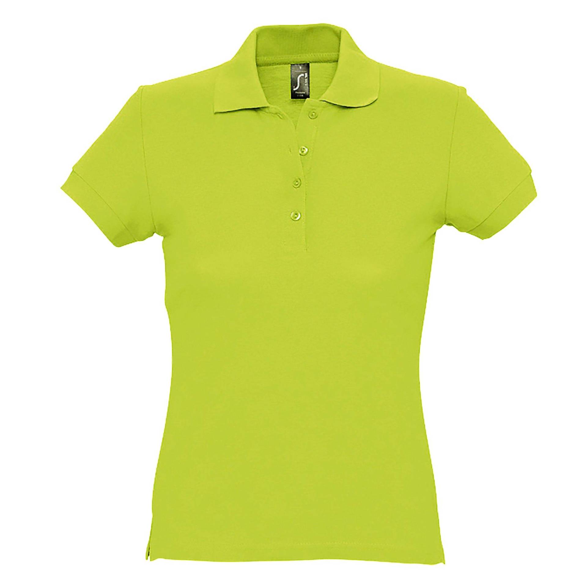 Passion Poloshirt, Kurzarm Damen Grün XL von SOLS