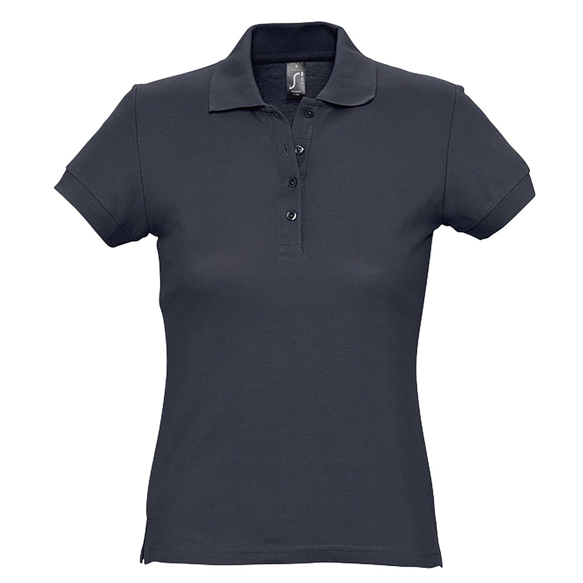 Passion Poloshirt, Kurzarm Damen Marine XL von SOLS