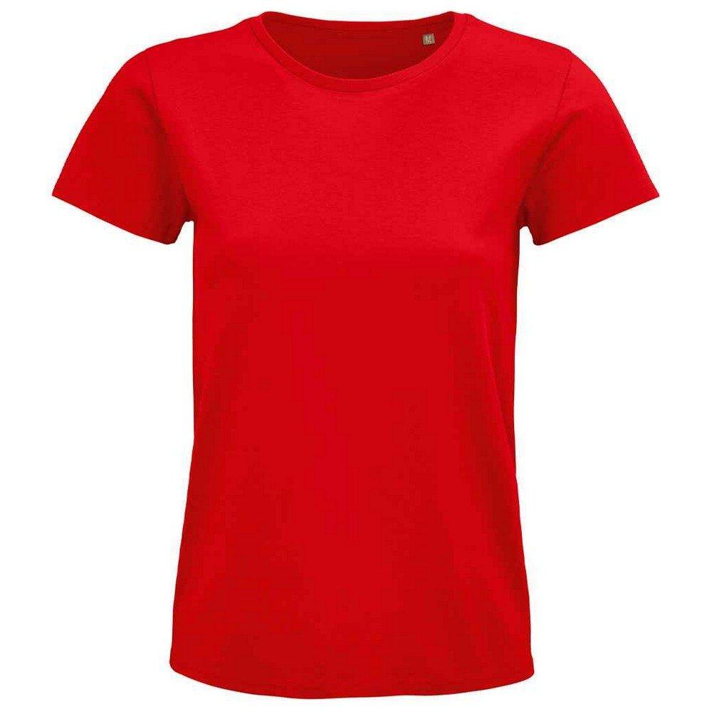 Pioneer Tshirt Aus Biologischem Anbau Damen Rot Bunt 3XL von SOLS