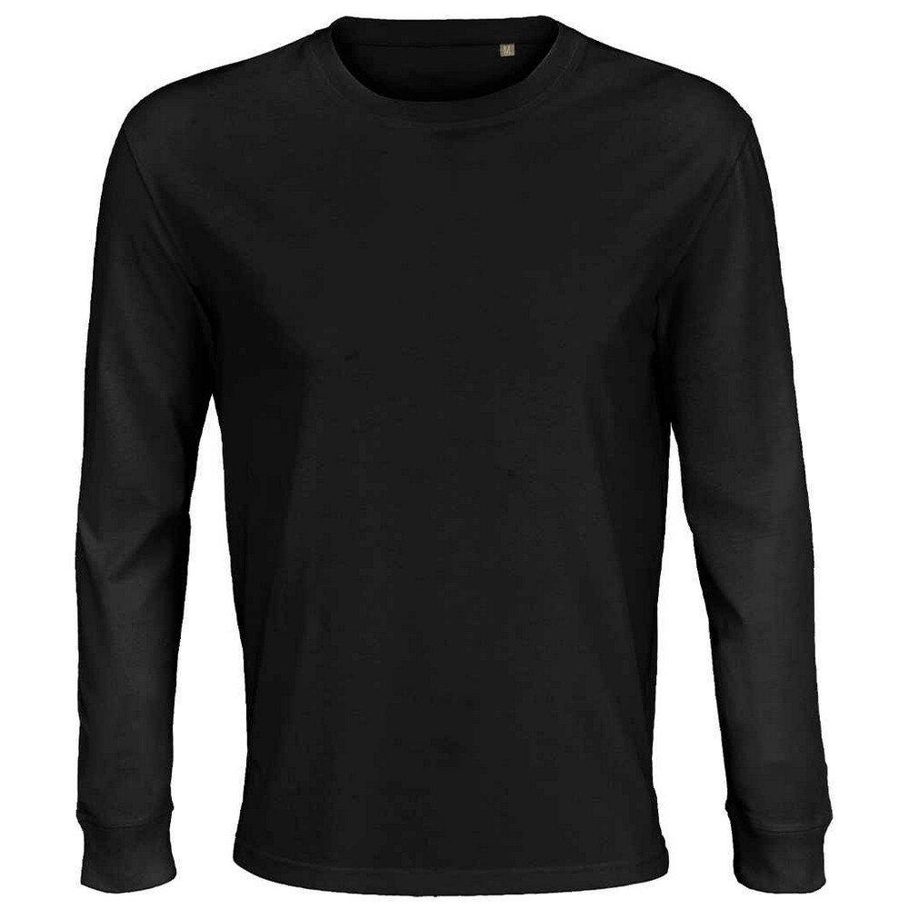 Pioneer Tshirt Langärmlig Damen Schwarz 3XL von SOLS