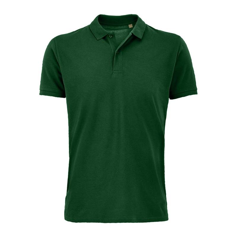 Planet Pique Poloshirt, Aus Biologischem Anbau Herren Dunkelgrün XXL von SOLS