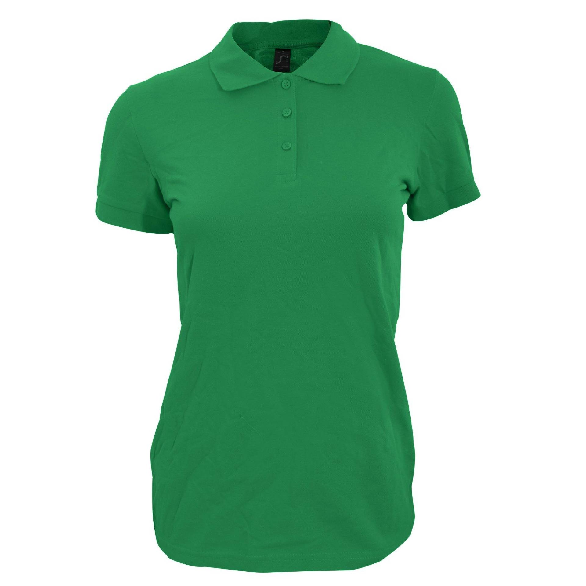 Poloshirt Perfect Kurzarm Damen Grün 3XL von SOLS