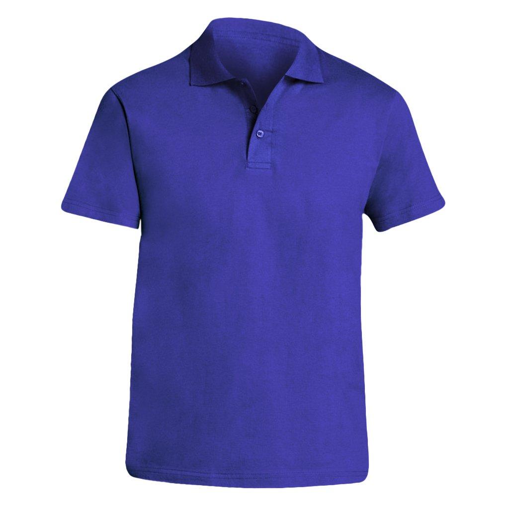 Prescott Jersey Poloshirt, Kurzarm Herren Königsblau L von SOLS