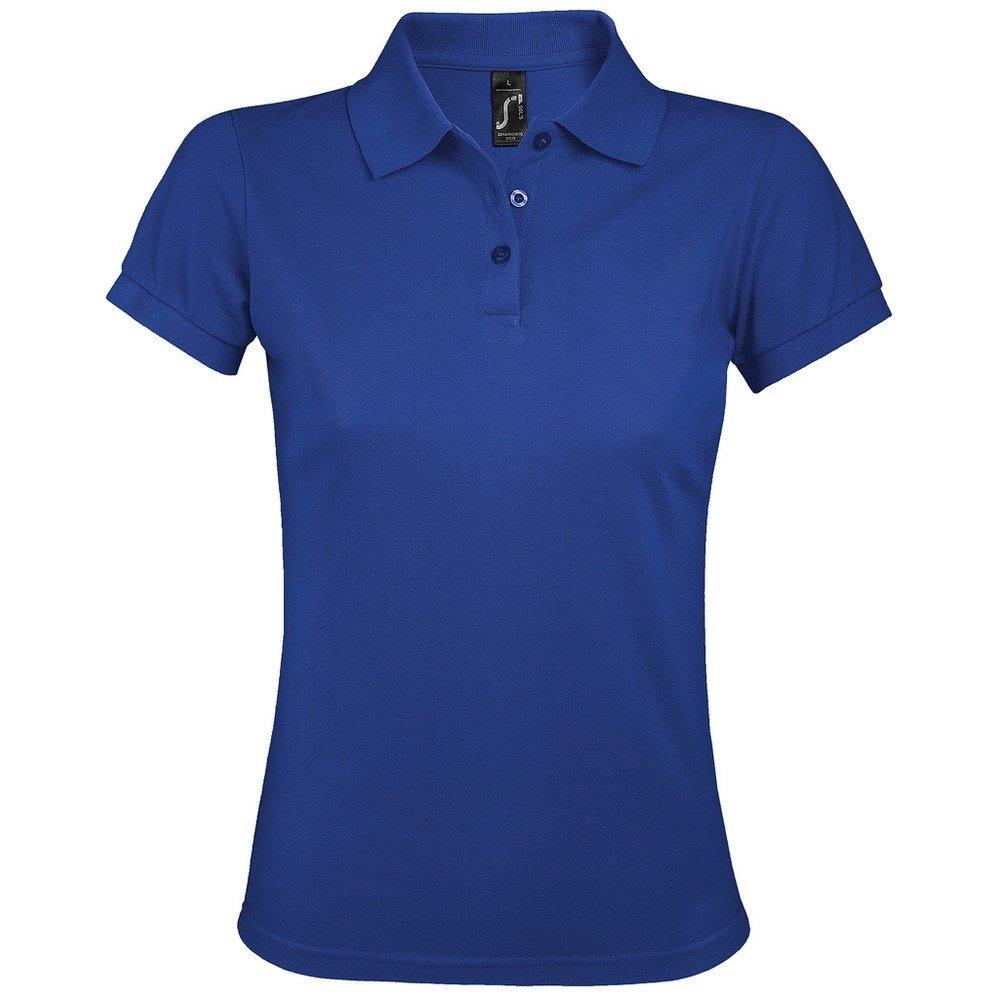 Prime Pique Poloshirt, Kurzarm Damen Königsblau XXL von SOLS