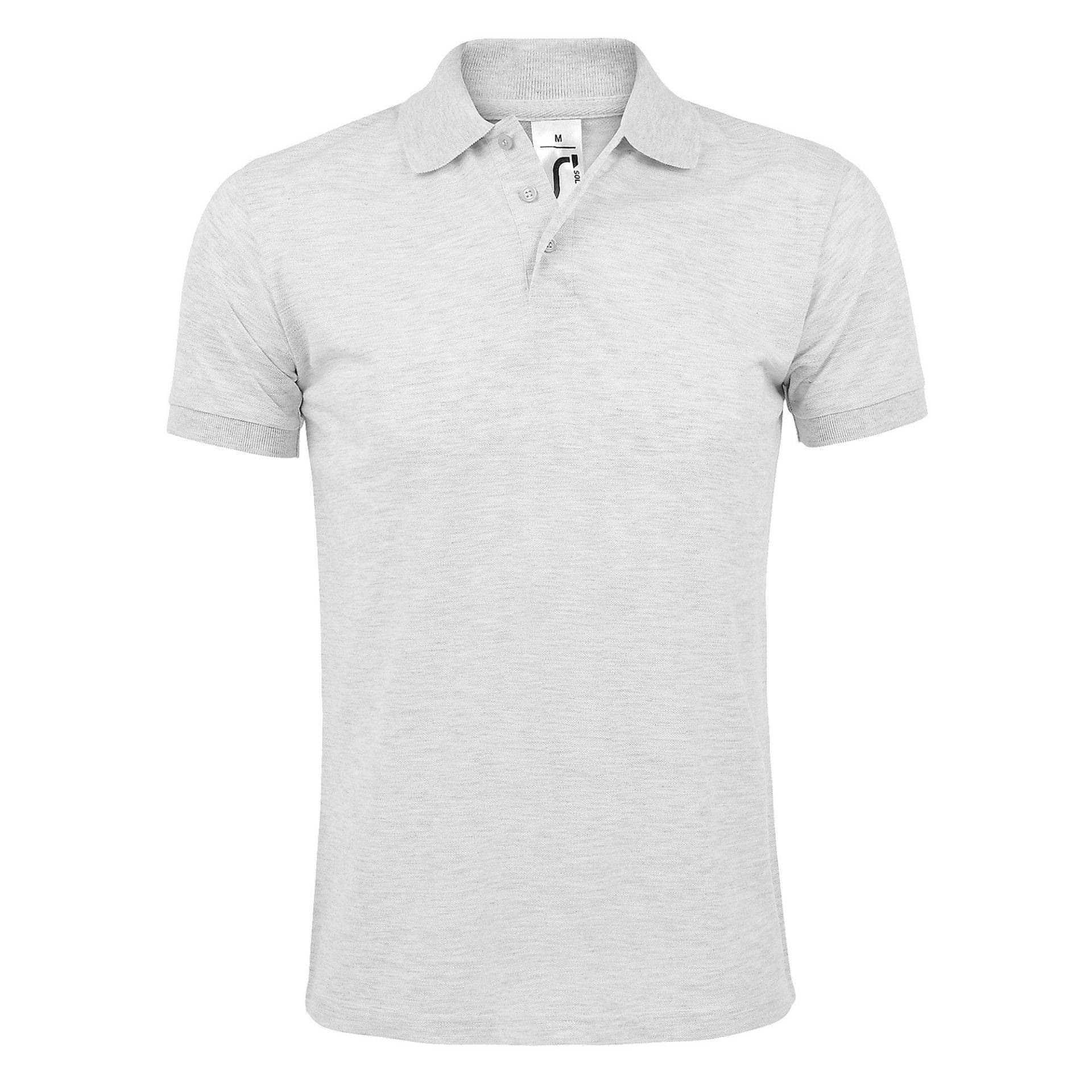 Prime Pique Poloshirt, Kurzarm Herren Grau 5XL von SOLS