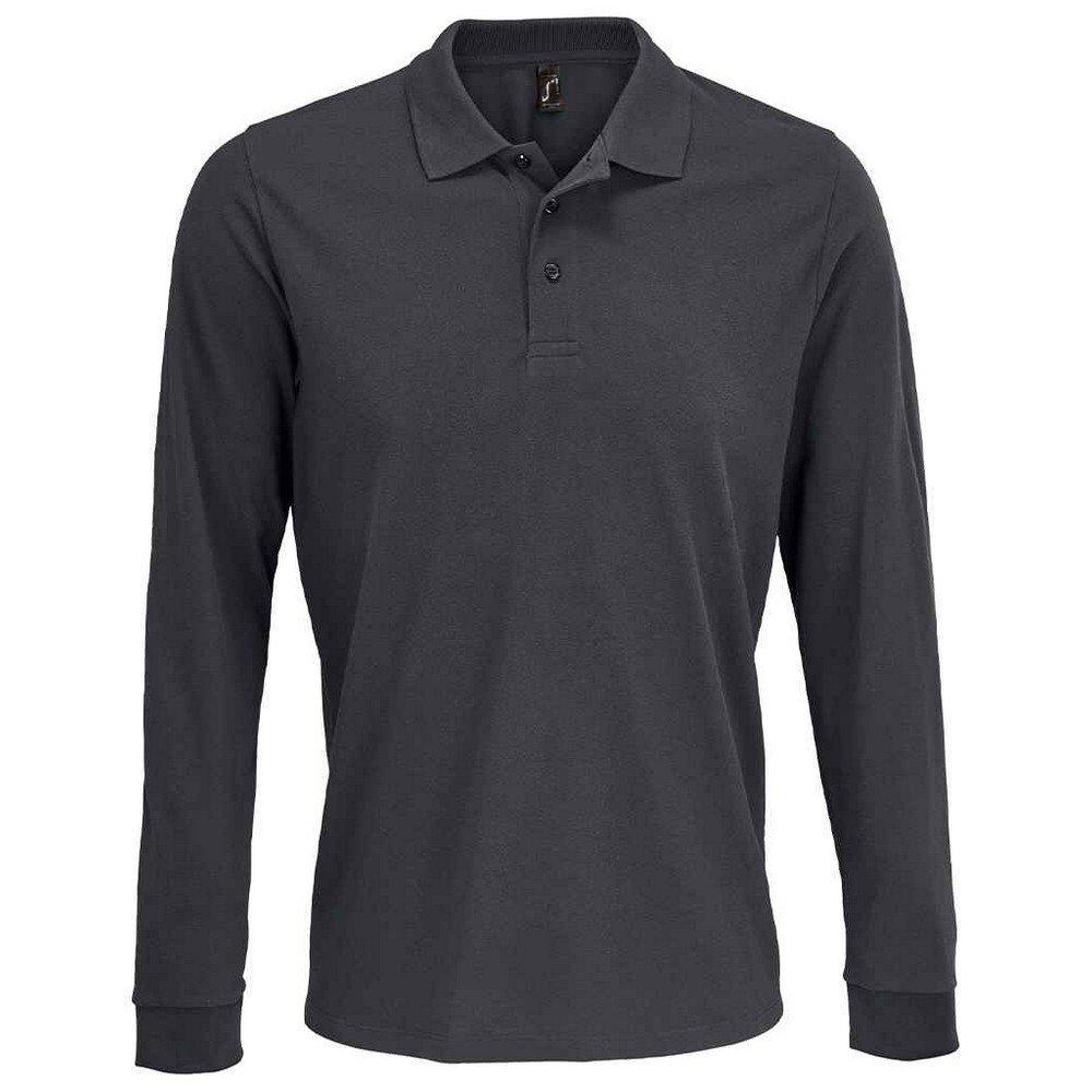 Prime Poloshirt Langärmlig Damen Grau 5XL von SOLS