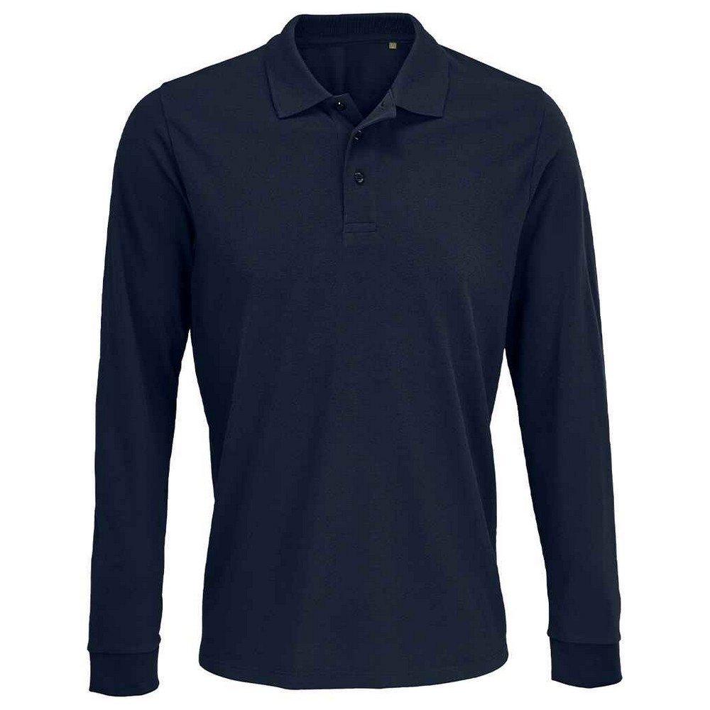 Prime Poloshirt Langärmlig Damen Marine 5XL von SOLS