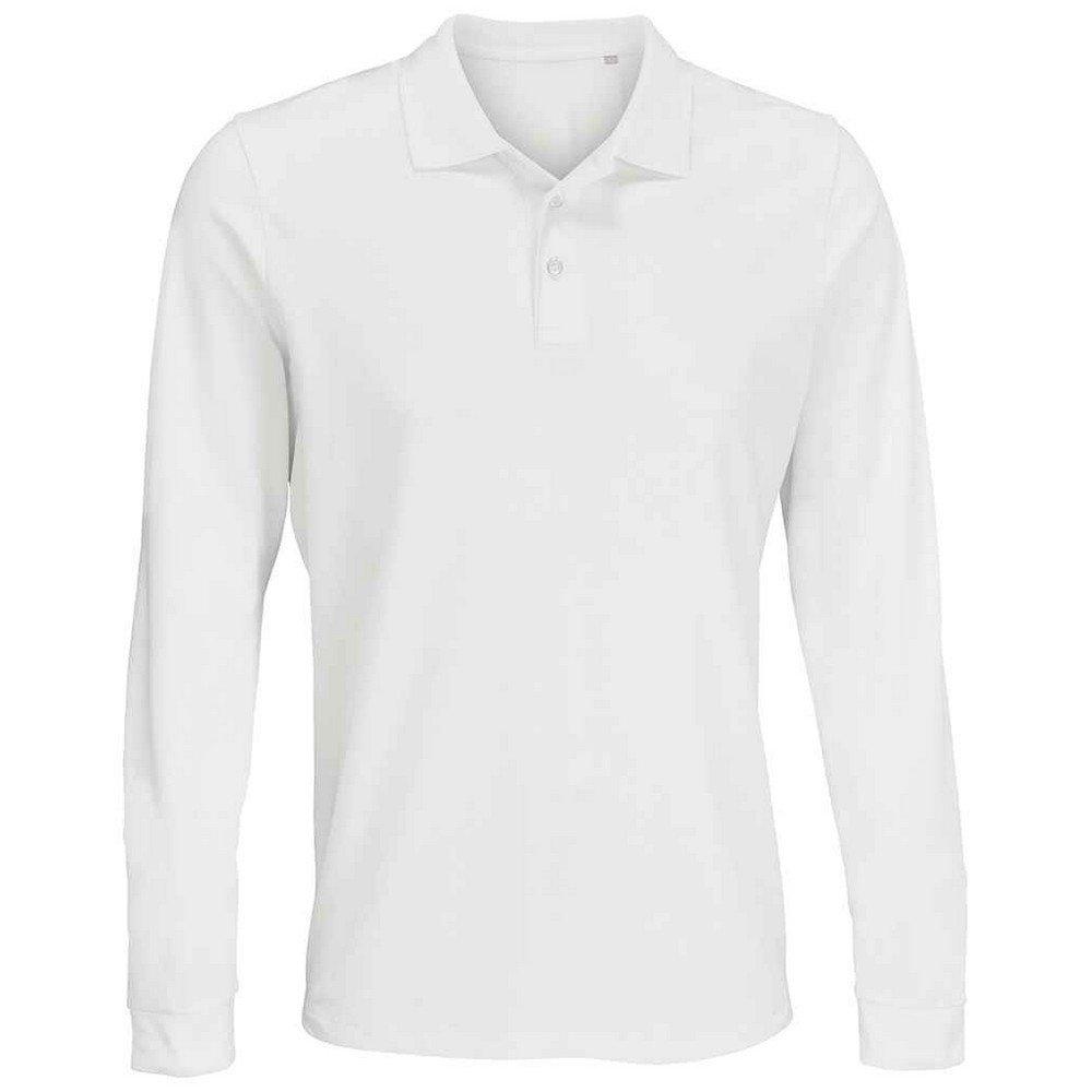 Prime Poloshirt Langärmlig Damen Weiss L von SOLS