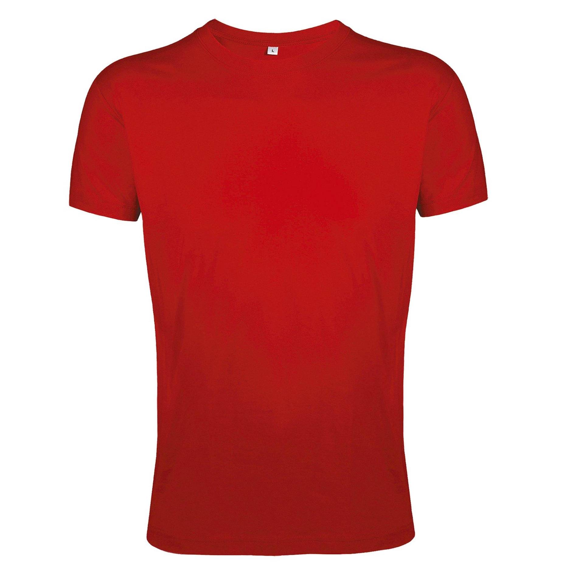 Regent Slim Fit Tshirt, Kurzarm Herren Rot Bunt L von SOLS