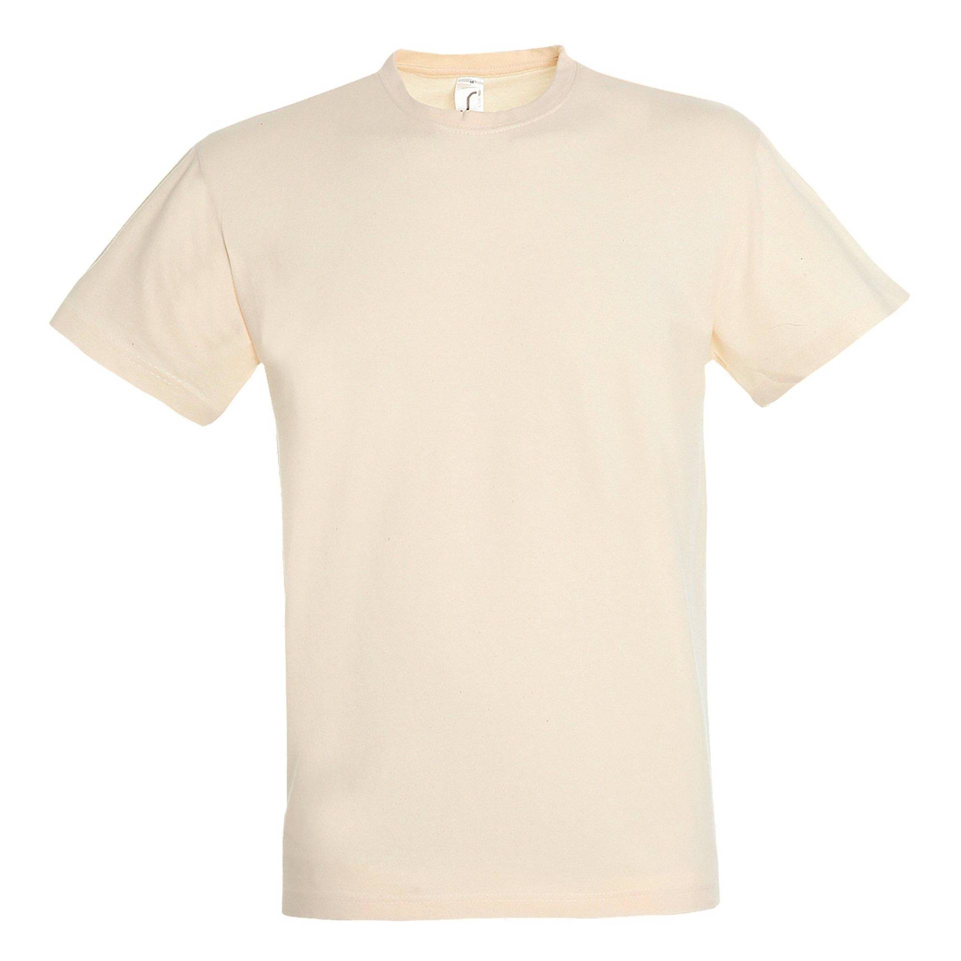 Regent Tshirt, Kurzarm Herren Beige L von SOLS