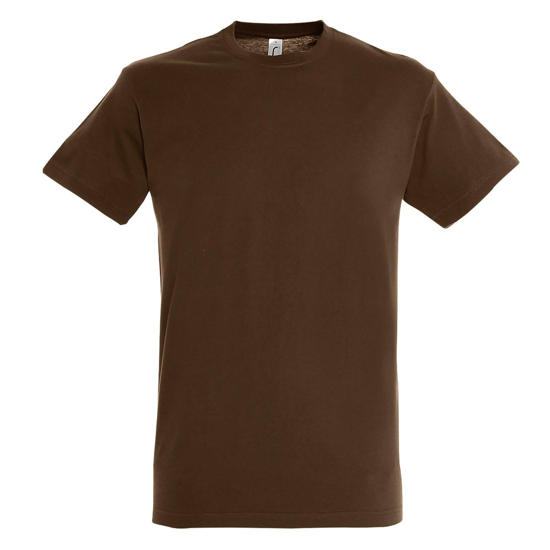 Regent Tshirt, Kurzarm Herren Braun L von SOLS