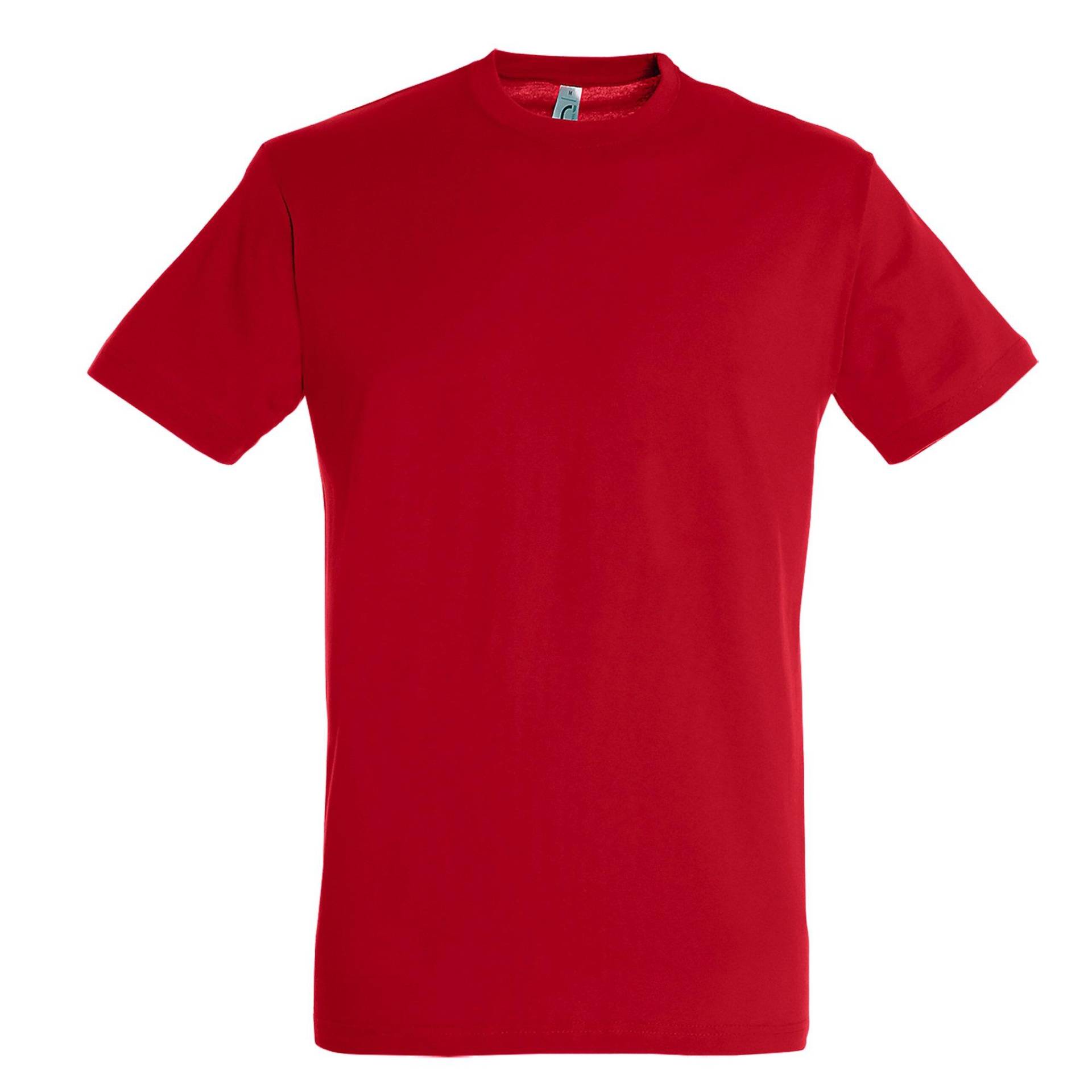 Regent Tshirt, Kurzarm Herren Rot Bunt XL von SOLS