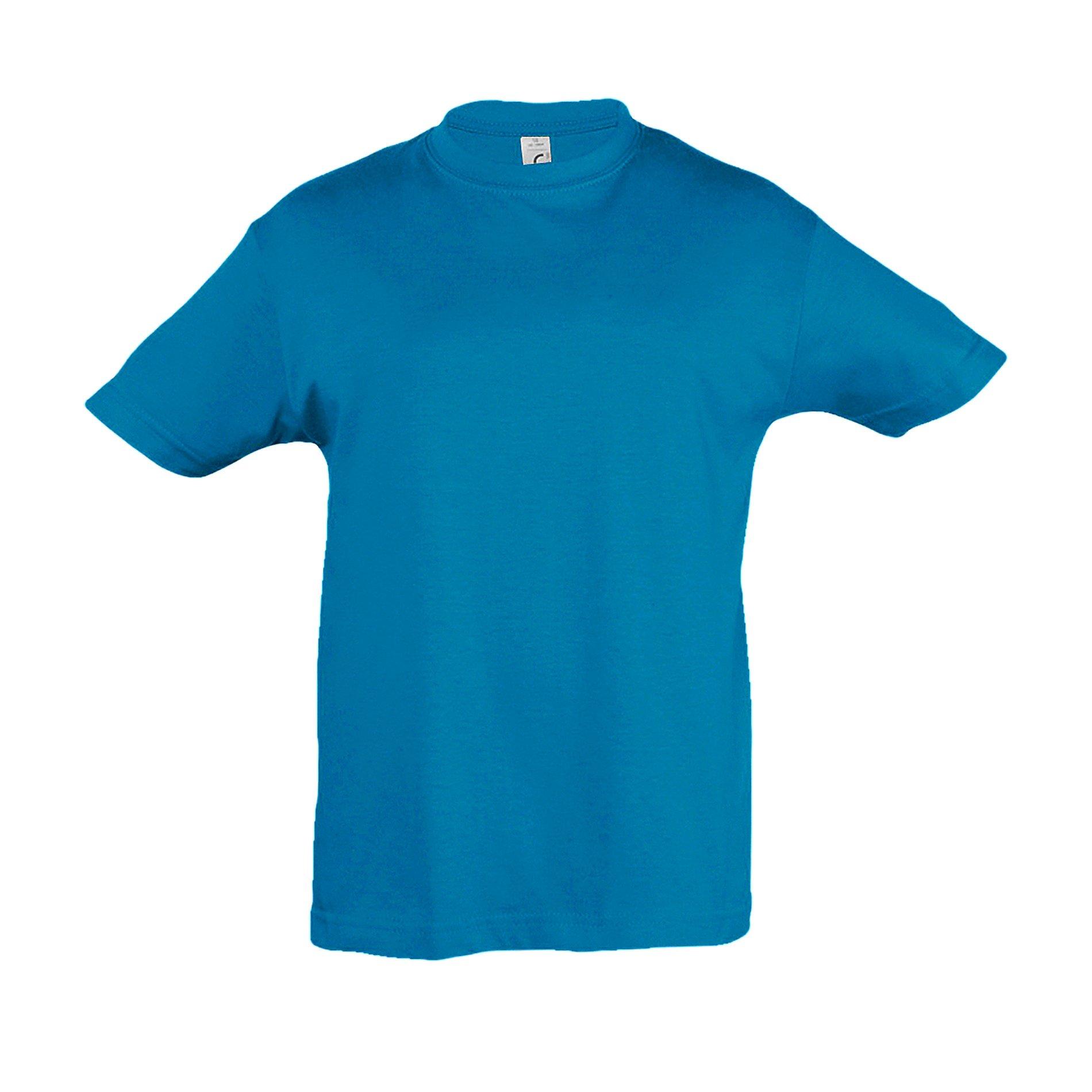 Regent Tshirt, Kurzarm Jungen Aquamarine 116 von SOLS