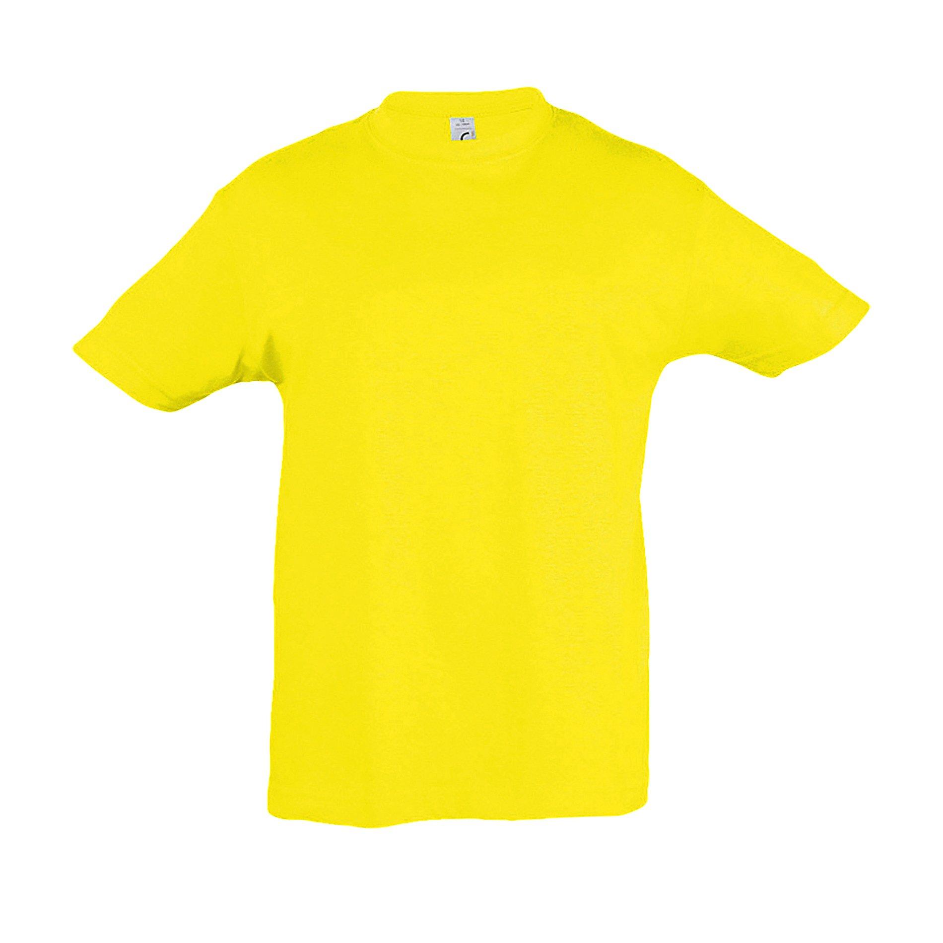 Regent Tshirt, Kurzarm Jungen Gelb Bunt 116 von SOLS