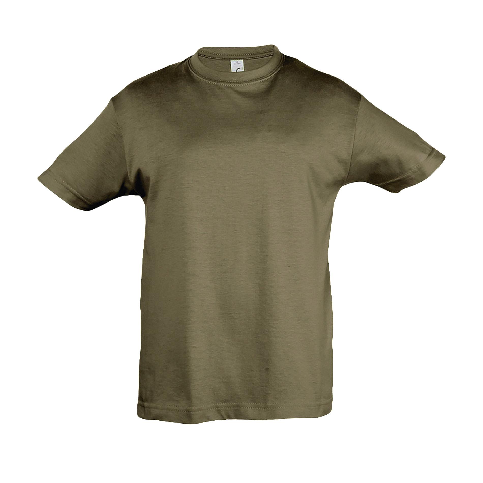 Regent Tshirt, Kurzarm Jungen Khaki W52 von SOLS