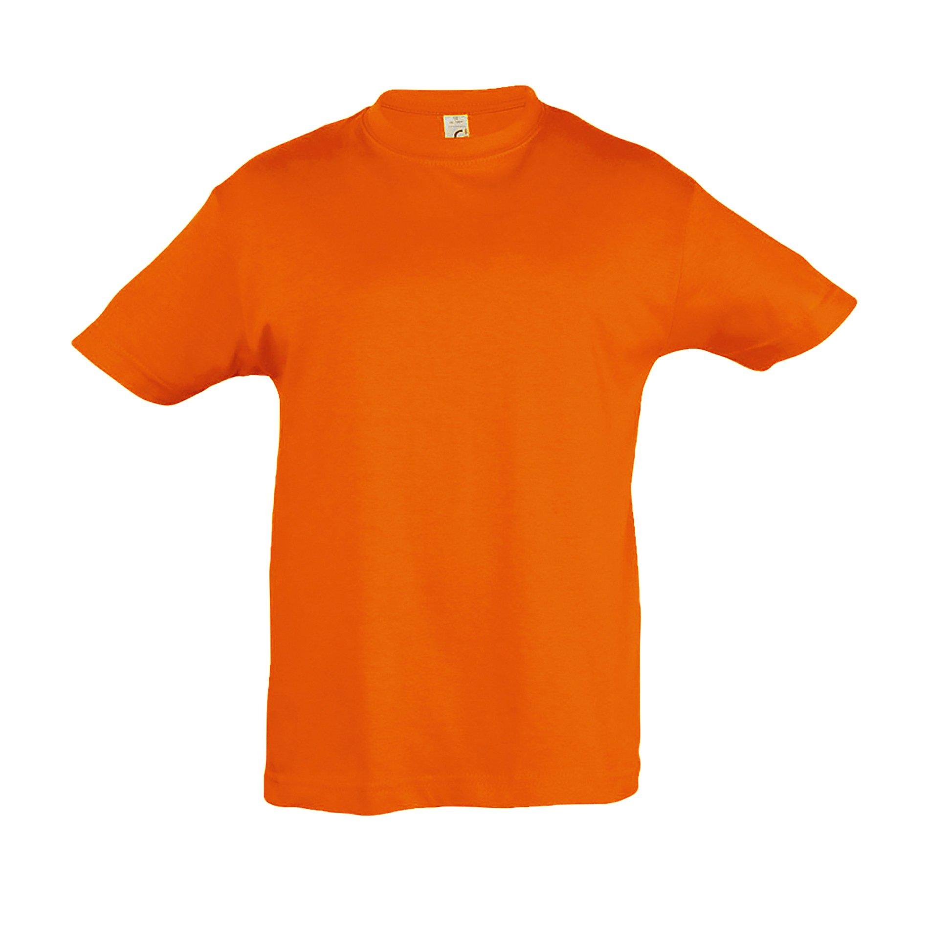 Regent Tshirt, Kurzarm Jungen Orange 4A von SOLS