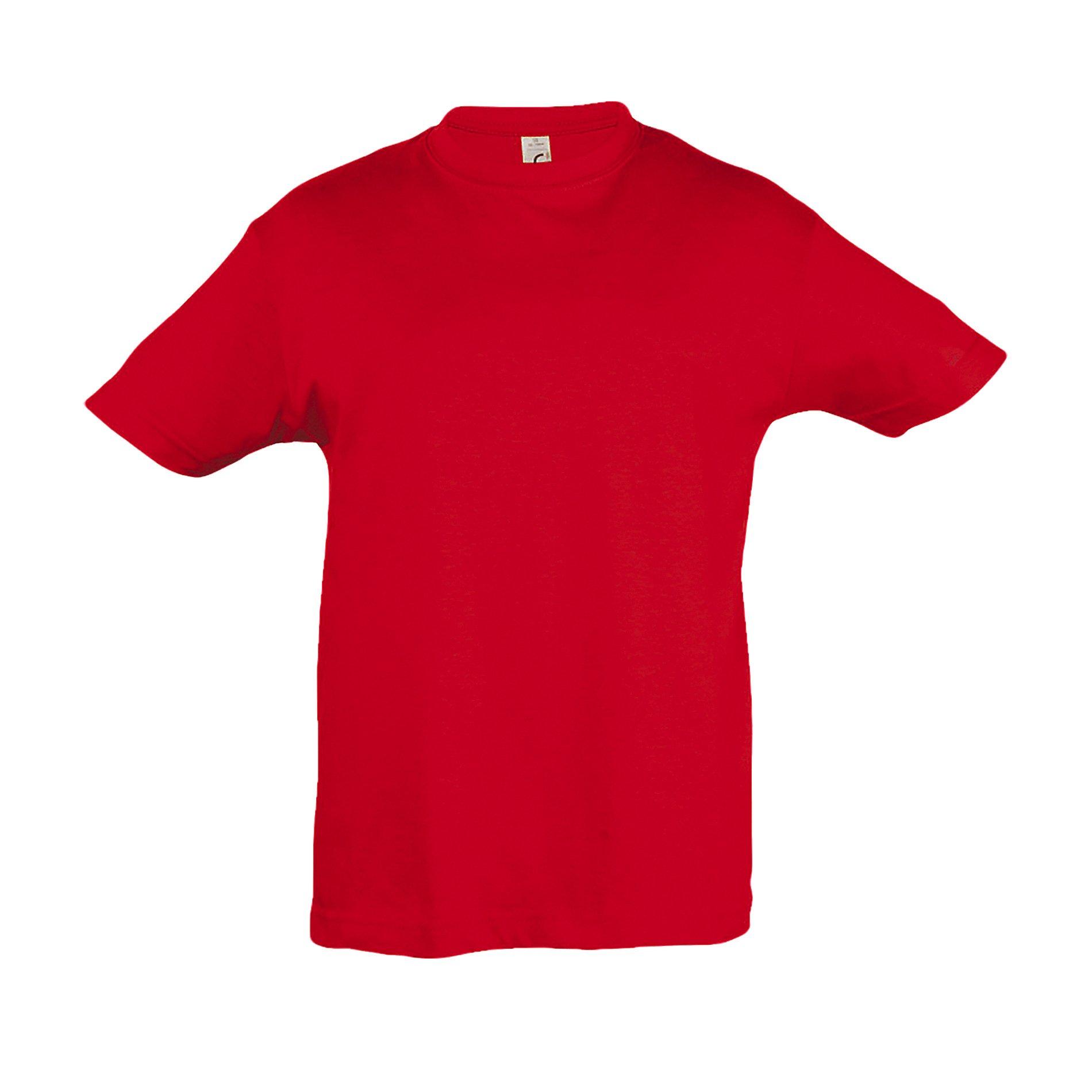 Regent Tshirt, Kurzarm Jungen Rot Bunt 10A von SOLS