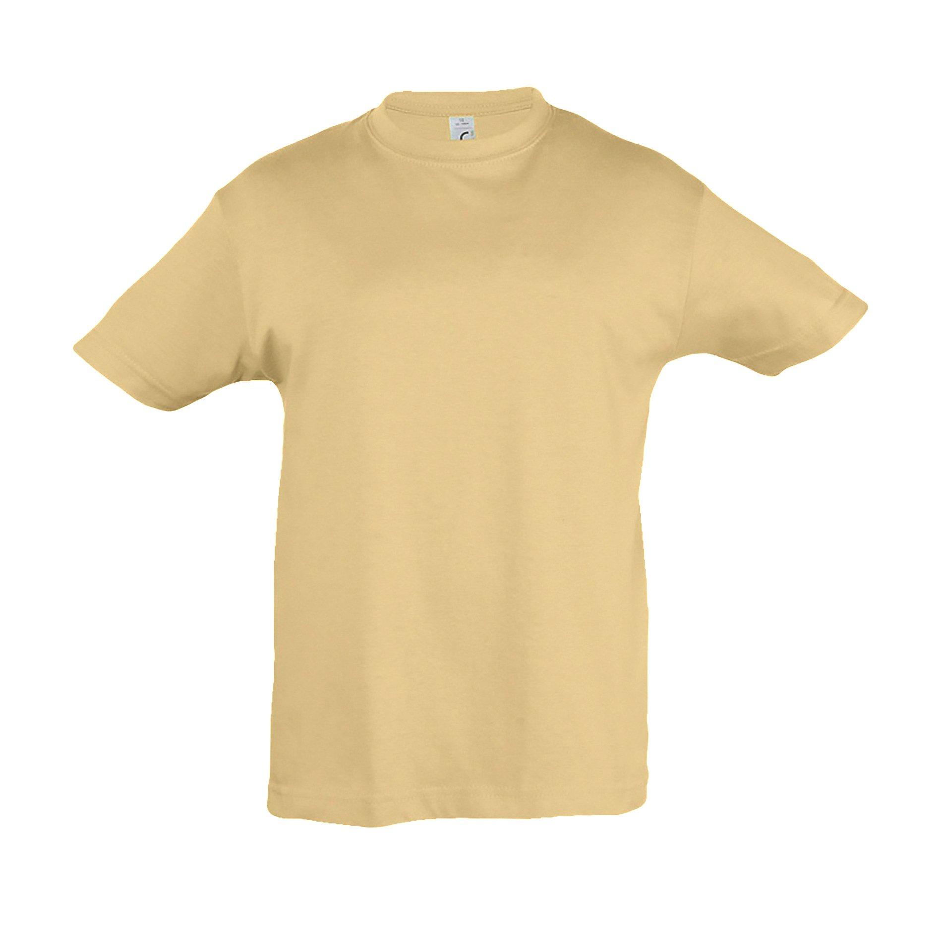 Regent Tshirt, Kurzarm Jungen Sand 10A von SOLS