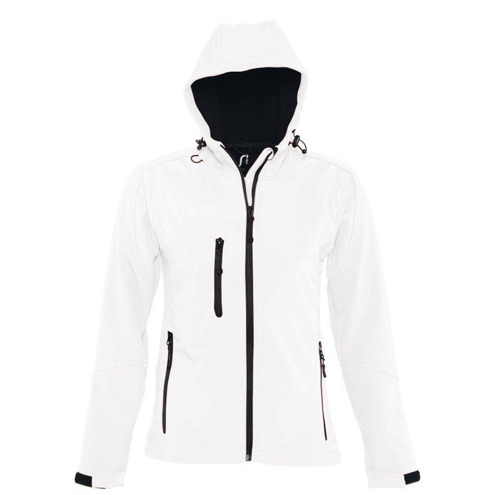 Replay Softshelljacke Mit Kapuze, Atmungsaktiv, Winddicht, Wasserabweisend Damen Weiss M von SOLS