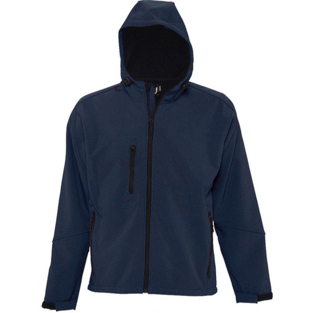 Replay Softshelljacke Mit Kapuze, Atmungsaktiv, Winddicht, Wasserfest Herren Marine S von SOLS