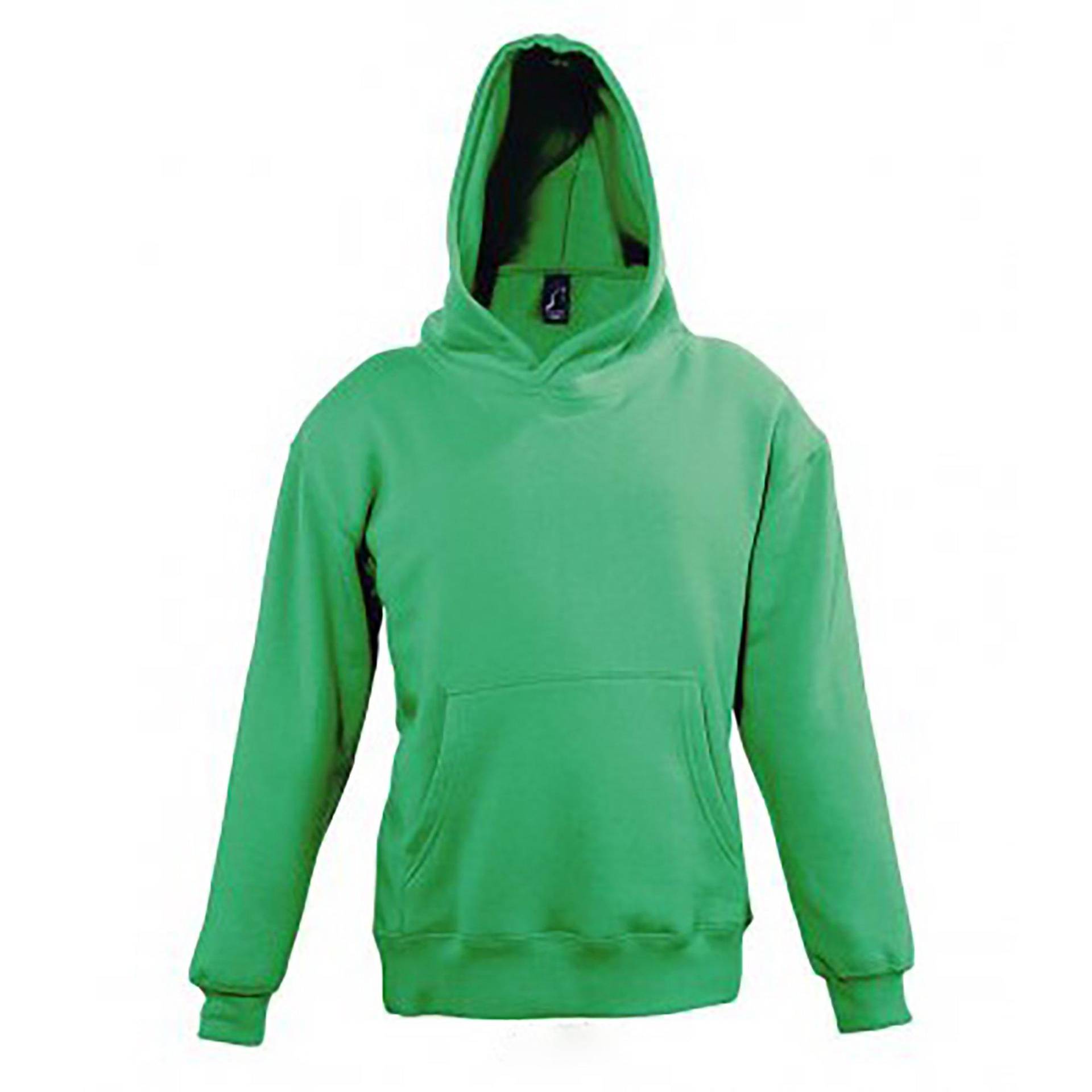 Slam Kapuzen Sweatshirt Jungen Grün 10A von SOLS