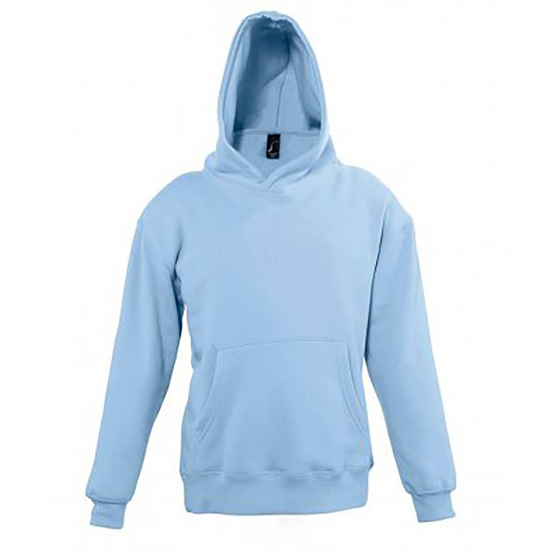 Slam Kapuzen Sweatshirt Jungen Himmelblau 116 von SOLS