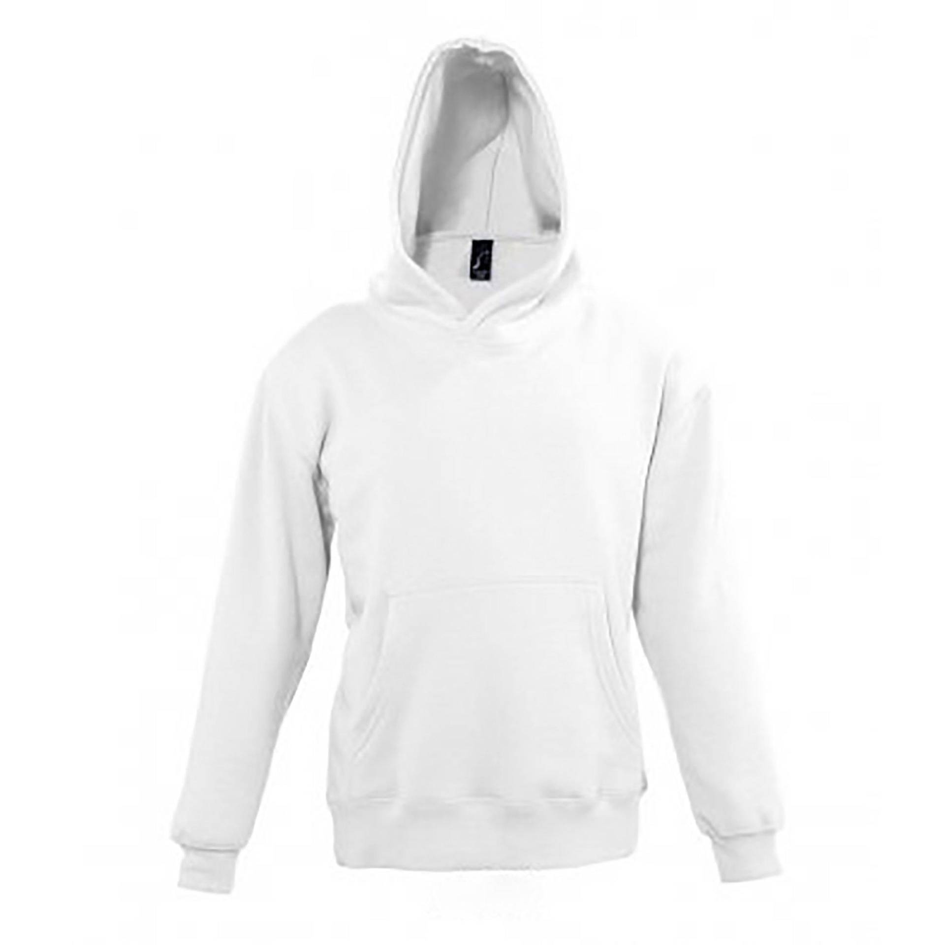 Slam Kapuzen Sweatshirt Jungen Weiss 4A von SOLS