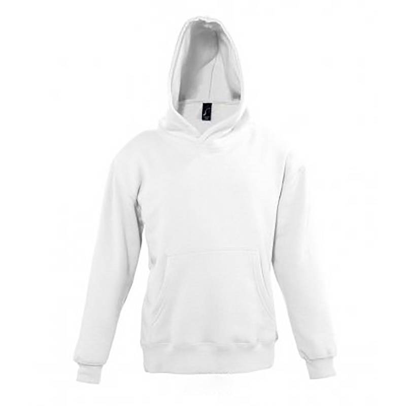 Slam Kapuzen Sweatshirt Jungen Weiss 4A von SOLS