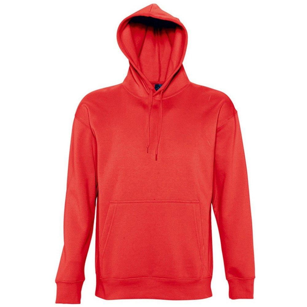 Slam Kapuzenpullover Kapuzensweatshirt Herren Rot Bunt L von SOLS