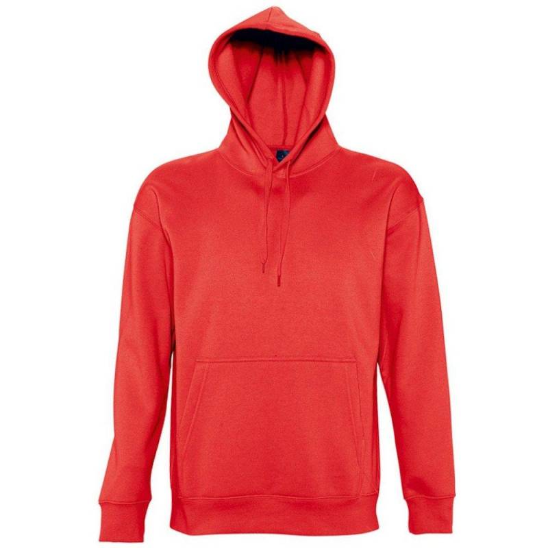 Slam Kapuzenpullover Kapuzensweatshirt Herren Rot Bunt L von SOLS