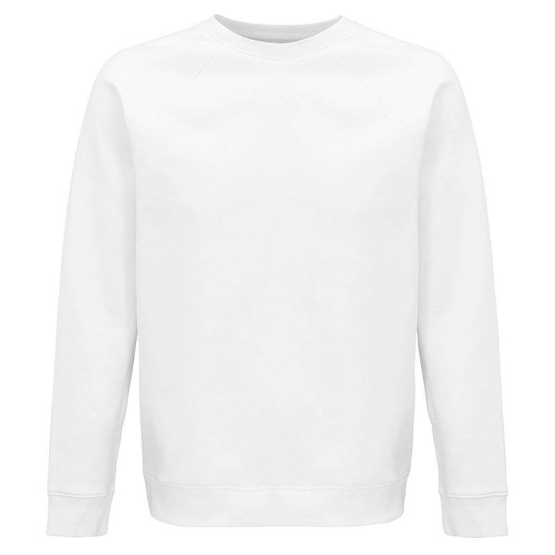 Space Sweatshirt Aus Biologischem Anbau Raglanärmel Damen Weiss XL von SOLS