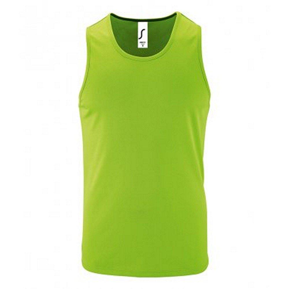 Sporty Performance Tank Top Herren Grün M von SOLS