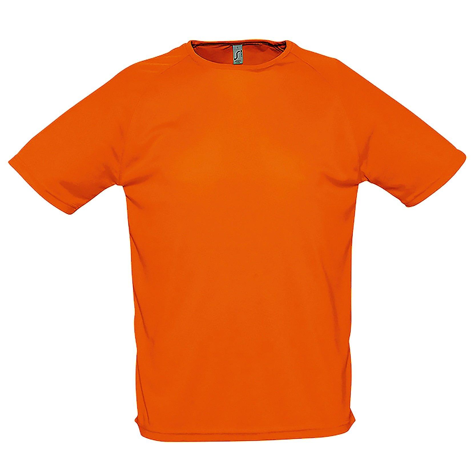 Sporty Performance Tshirt, Kurzarm, Rundhals Herren Orange XXS von SOLS