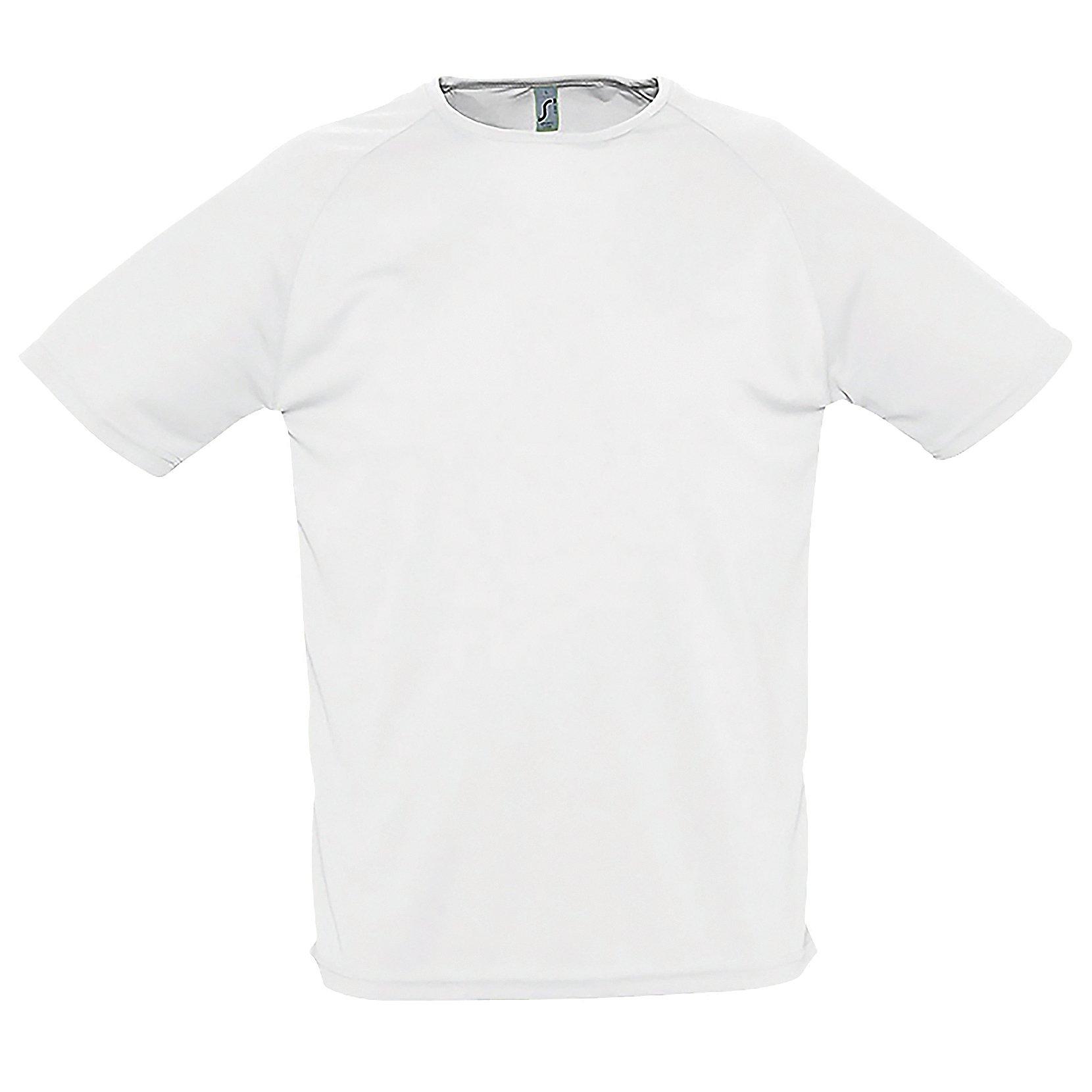 Sporty Performance Tshirt, Kurzarm, Rundhals Herren Weiss XS von SOLS