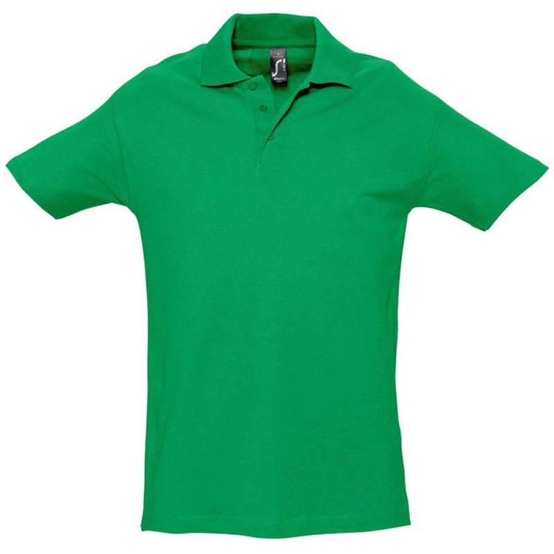 Spring Ii Poloshirt, Kurzarm Herren Grün M von SOLS