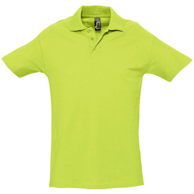 Spring Ii Poloshirt, Kurzarm Herren Grün XL von SOLS