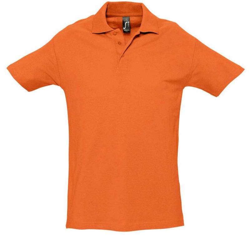 Spring Ii Poloshirt, Kurzarm Herren Orange XL von SOLS