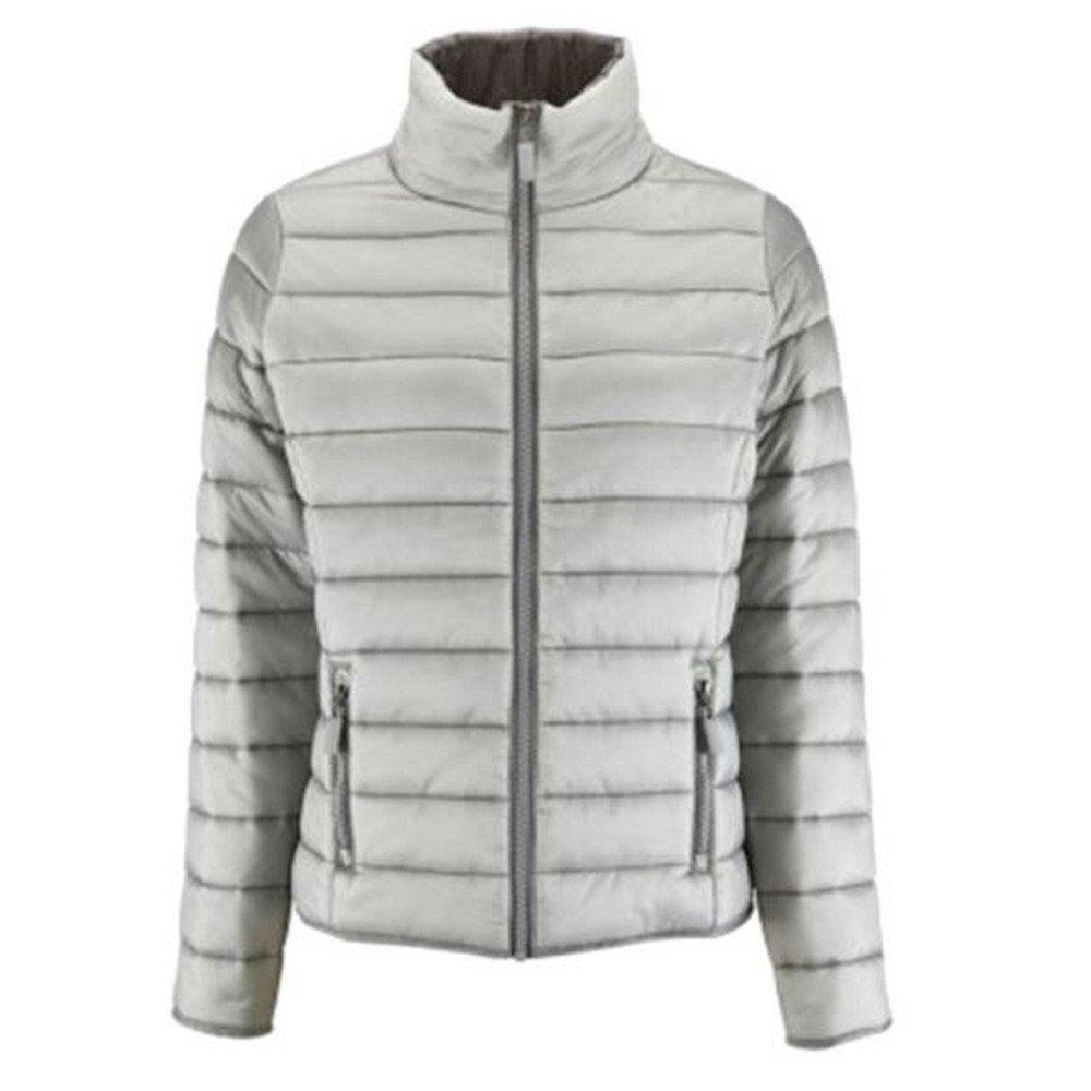 Steppjacke Jacke, Gepolstert, Wasserabweisend Damen Grau XXL von SOLS