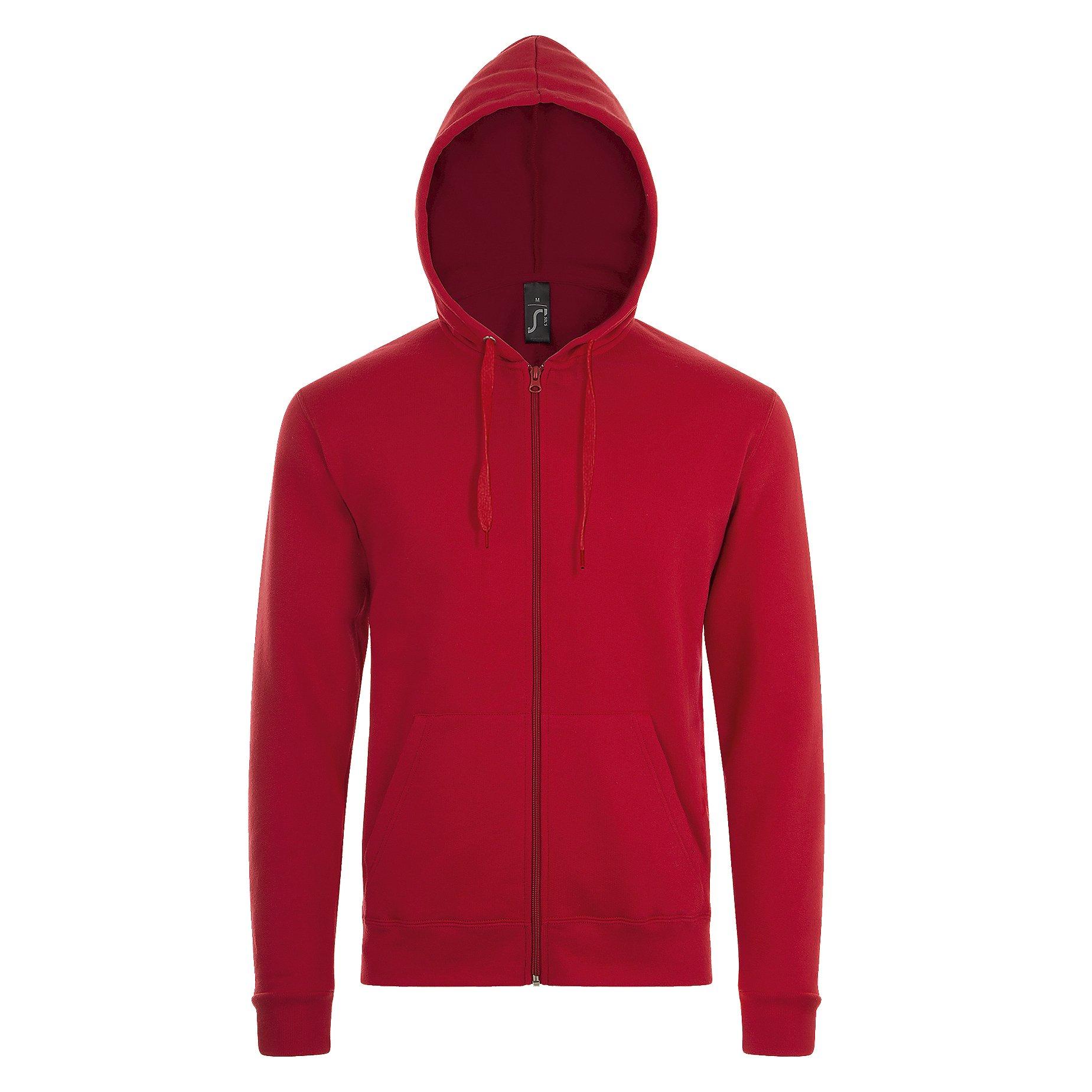 Stone Kapuzenjacke Herren Rot Bunt XS von SOLS