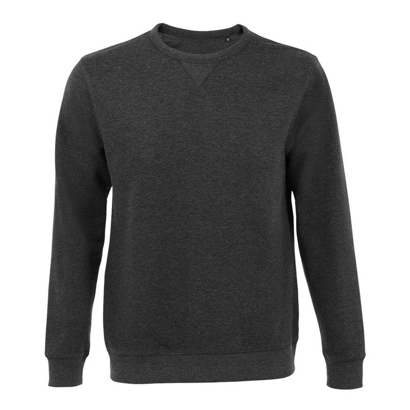 Sully Sweatshirt Damen Charcoal Black M von SOLS