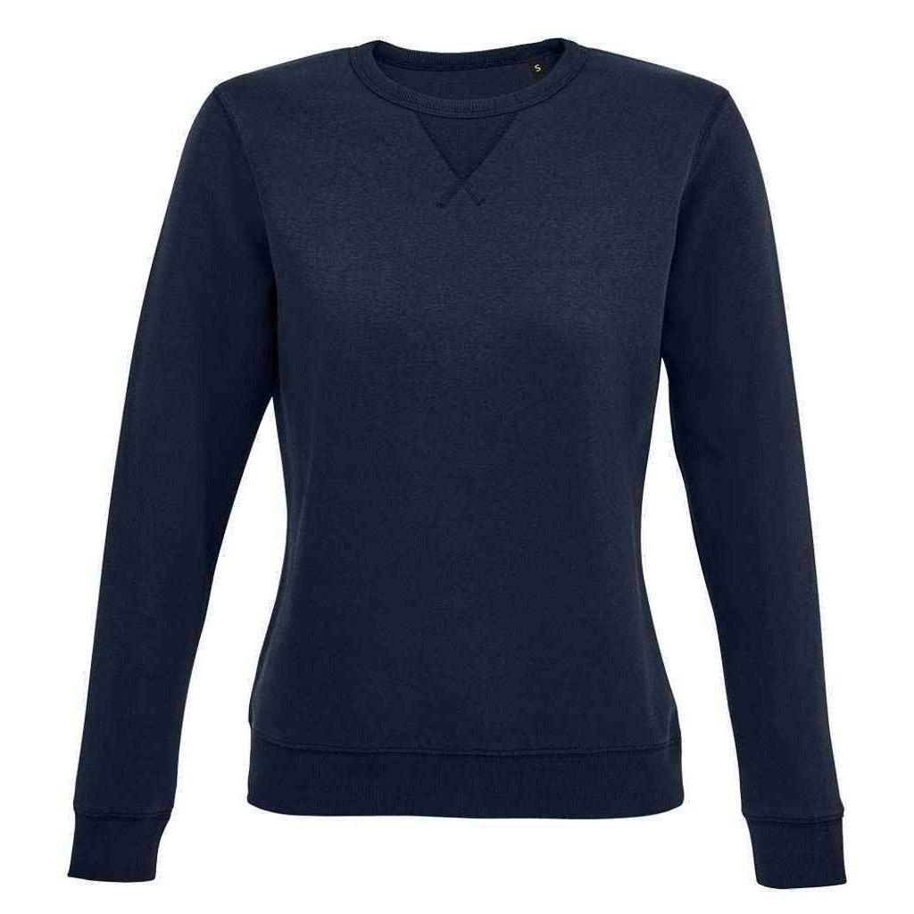 Sully Sweatshirt Damen Marine M von SOLS