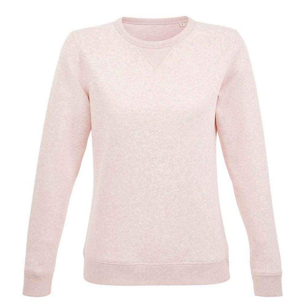 Sully Sweatshirt Damen Pink XS von SOLS