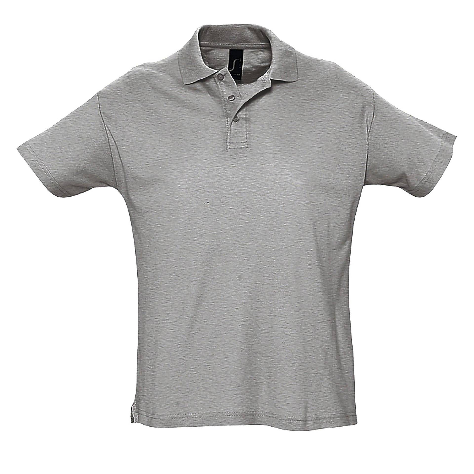 Summer Ii Pique Poloshirt, Kurzarm Herren Taubengrau M von SOLS