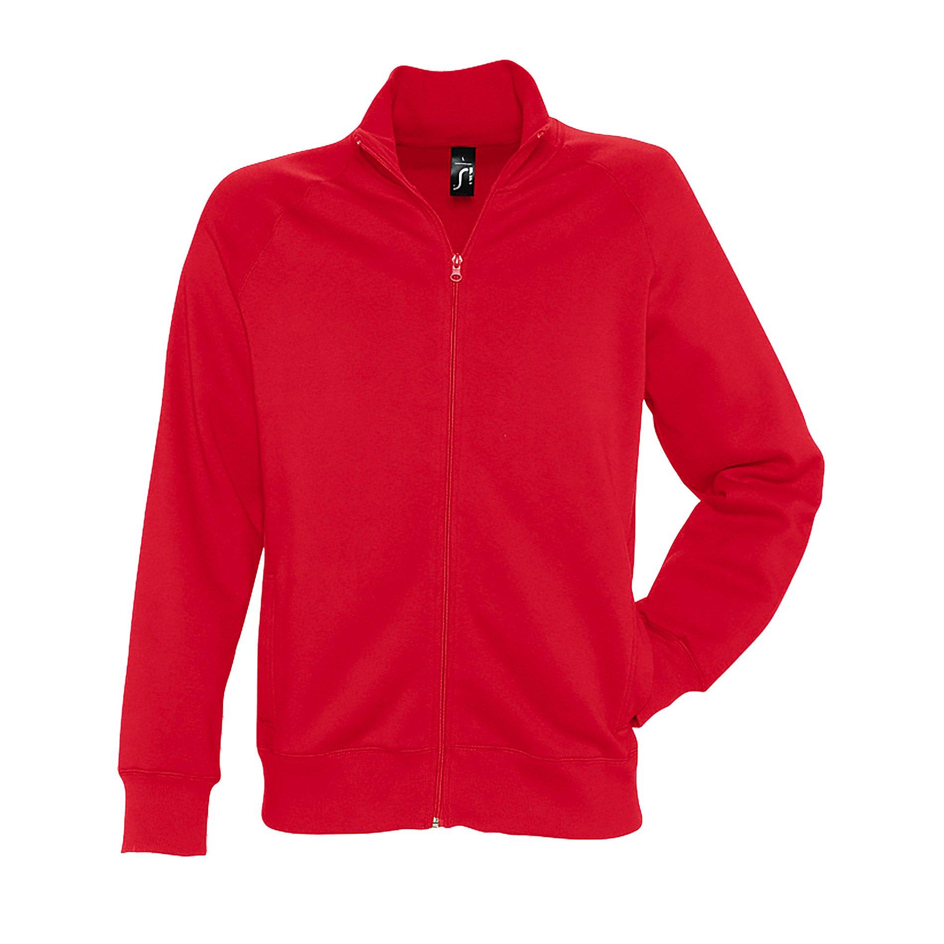 Sundae Sweatjacke Mit Reißverschluss Herren Rot Bunt XL von SOLS