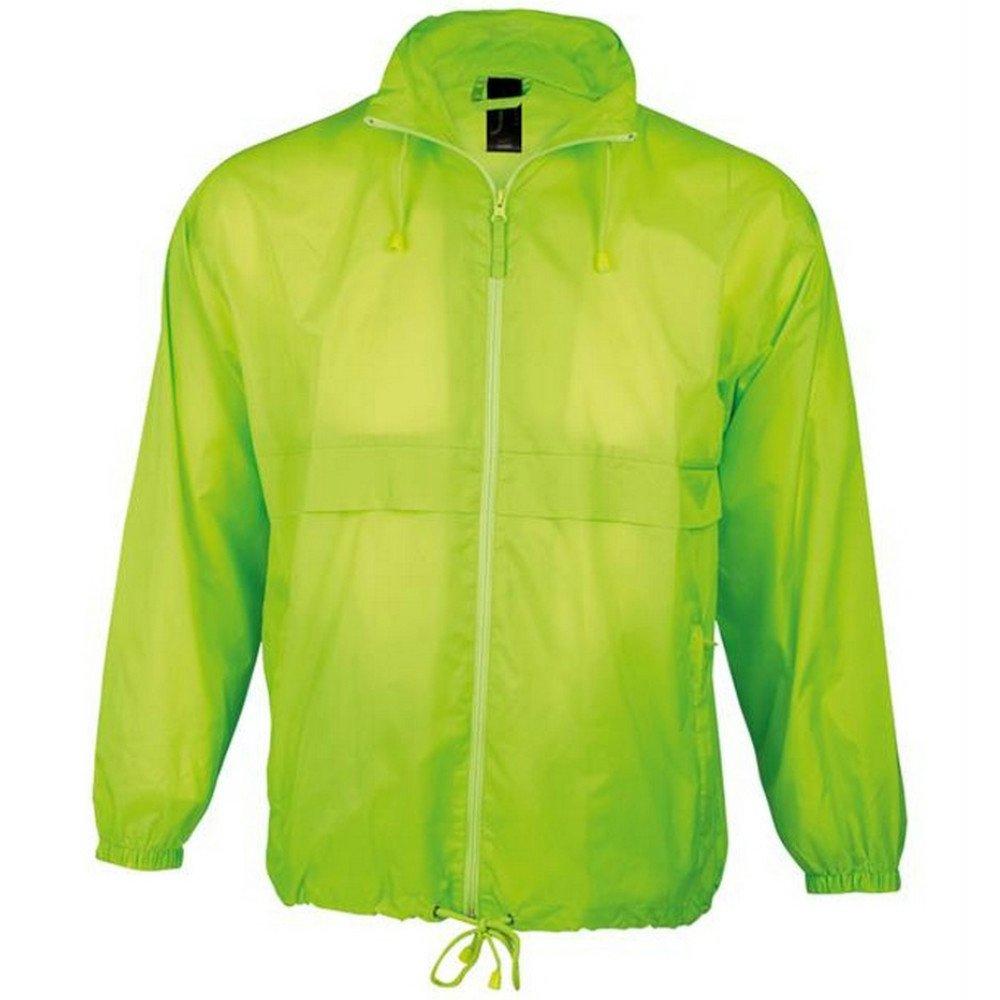 Surf Windbreaker Jacke, Besonders Leicht Damen Grün M von SOLS