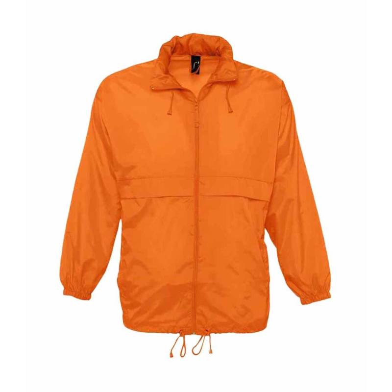 Surf Windbreaker Jacke, Besonders Leicht Damen Orange M von SOLS