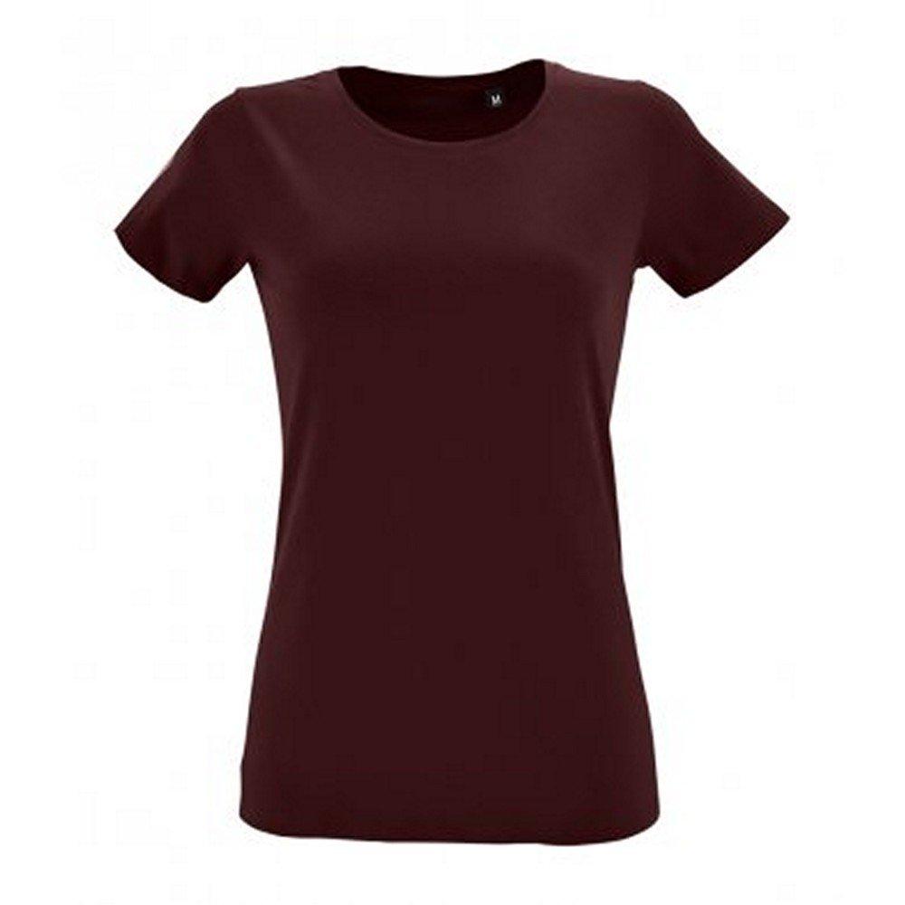 Tshirt, Kurzärmlig Damen Bordeaux XL von SOLS