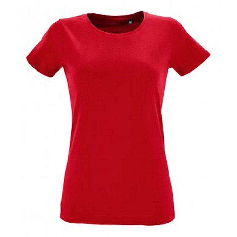 Tshirt, Kurzärmlig Damen Rot Bunt M von SOLS